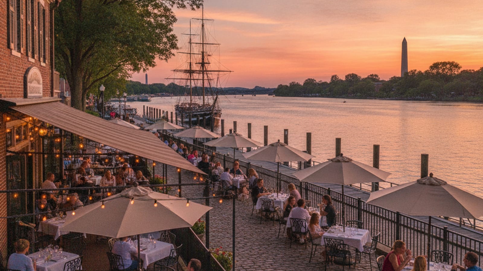 Old Town Alexandria Waterfront Dining: The Best Restaurants with Potomac Views